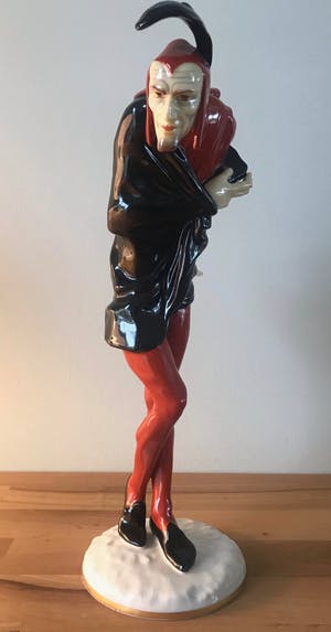 Hutschenreuther - Vintage Mephisto duivelbeeldje - Gesigneerd K. TUTTER kopen? Bied vanaf 245!