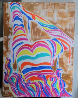 Elena Polyakova - Liggend in het zand kopen? Bied vanaf 135!