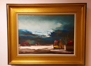 Paul Permeke - landschap met boerderijen kopen? Bied vanaf 695!