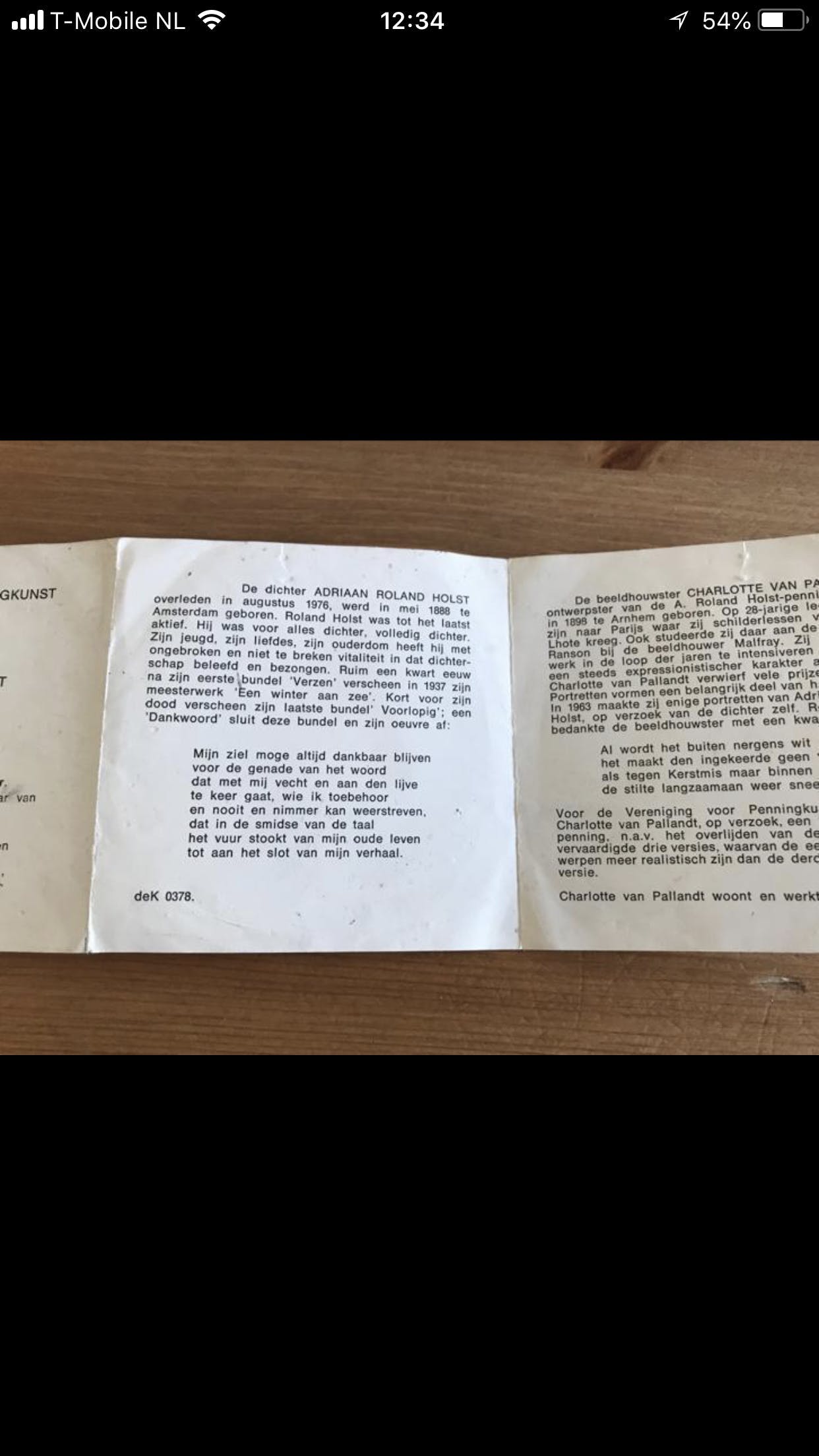 Charlotte van Pallandt - A. Roland-Holst penning Vereniging voor Penningkunst 1977 kopen? Bied vanaf 1600!