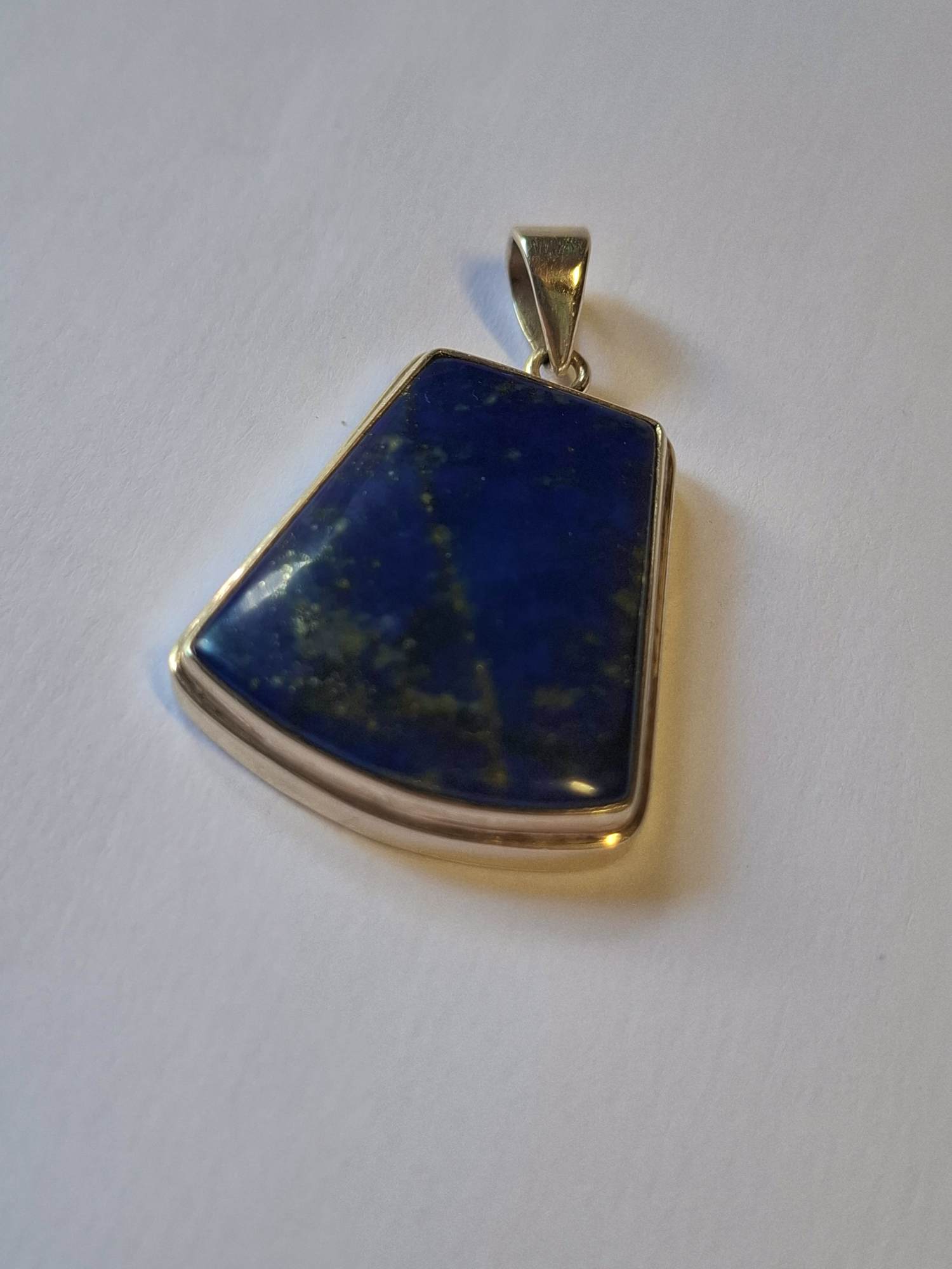 Nieuw uit 1978 zilveren hanger met Lapis lazuli kopen? Bied vanaf 60!