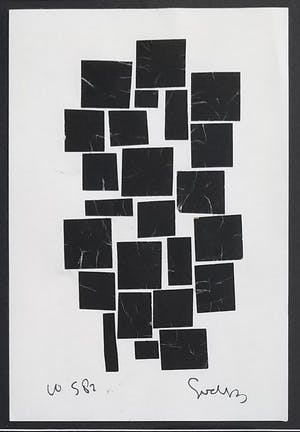 Siep van den Berg - Collage op papier kopen? Bied vanaf 125!