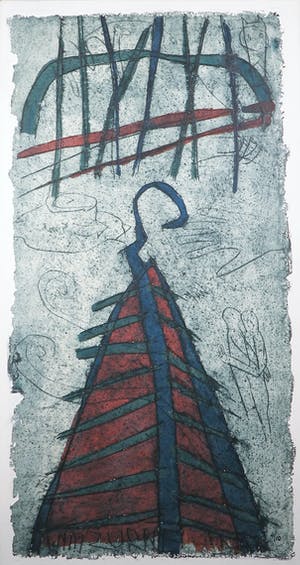 Wim Zurne - Gemengde druktechniek, Scheepswrak III - Ingelijst (Zeer Groot) kopen? Bied vanaf 50!