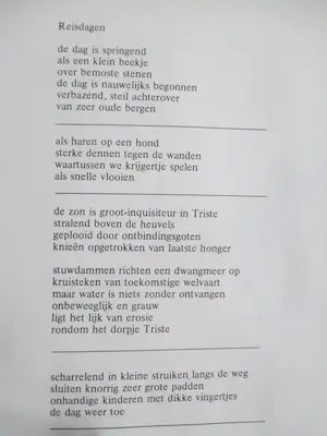 Maarten Beks - Map met tien zeefdrukken op "Reisdagen" van Dick Hillenius kopen? Bied vanaf 50!