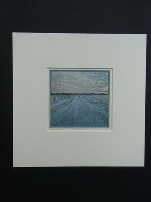 Siemen Dijkstra - WINTERWEG /// HOUTSNEDE VAN SIEMEN DIJKSTRA kopen? Bied vanaf 60!