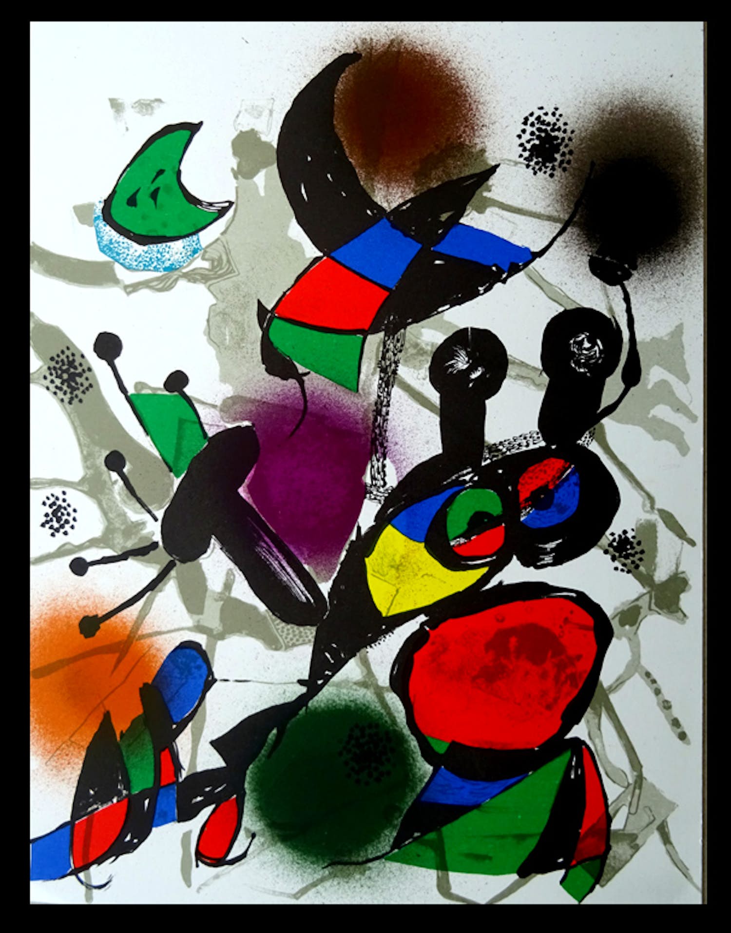Joan Miro - Litografía original II (band III) 1977- Mourlot 1114 kopen? Bied vanaf 139!