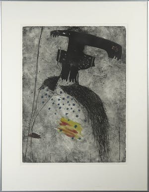 Michel van Overbeeke - Ets, Portrait of Faith VI - Ingelijst kopen? Bied vanaf 1!