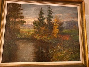 Walter Neuhof - Limburgs landschap met beek kopen? Bied vanaf 170!