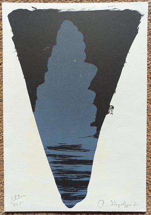 Rob van Koningsbruggen - Abstracte compositie, zeefdruk kopen? Bied vanaf 50!