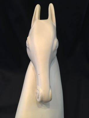 Anette Edmark - Terracotta paardenhoofd kopen? Bied vanaf 30!