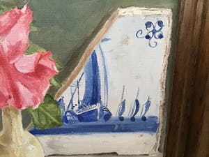 Niet of onleesbaar gesigneerd - ‘T rode bloempje kopen? Bied vanaf 1!