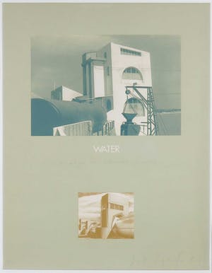 Siet Zuyderland - Zeefdruk, Water (hommage à Charles Sheeler) - Ingelijst kopen? Bied vanaf 1!