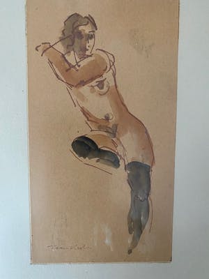 Toon Koster - zittend naaktmodel kopen? Bied vanaf 45!