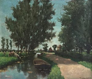 Wouter Johan van Smorenburg - C4101 - drinkende koeien aan de vaart kopen? Bied vanaf 175!