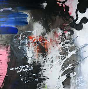 Rachid Ben Ali - Acryl op doek, Zonder titel (Groot) verkocht voor € 250!