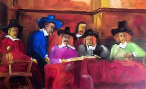 Harrie Sijbers - Staalmeesters II verkocht voor € 950!