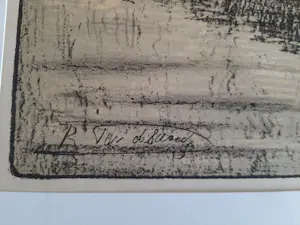 René Van de Sande - Litho, zonder titel kopen? Bied vanaf 20!