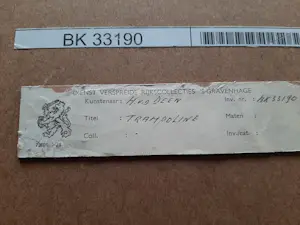 Helen van der Deen - Ets/Aquatint, Titel, " trampoline ". kopen? Bied vanaf 35!