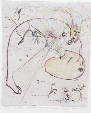 Henk Visch - Handgekleurde ets, Voortgang in doorzichtigheid nr. 7 kopen? Bied vanaf 40!