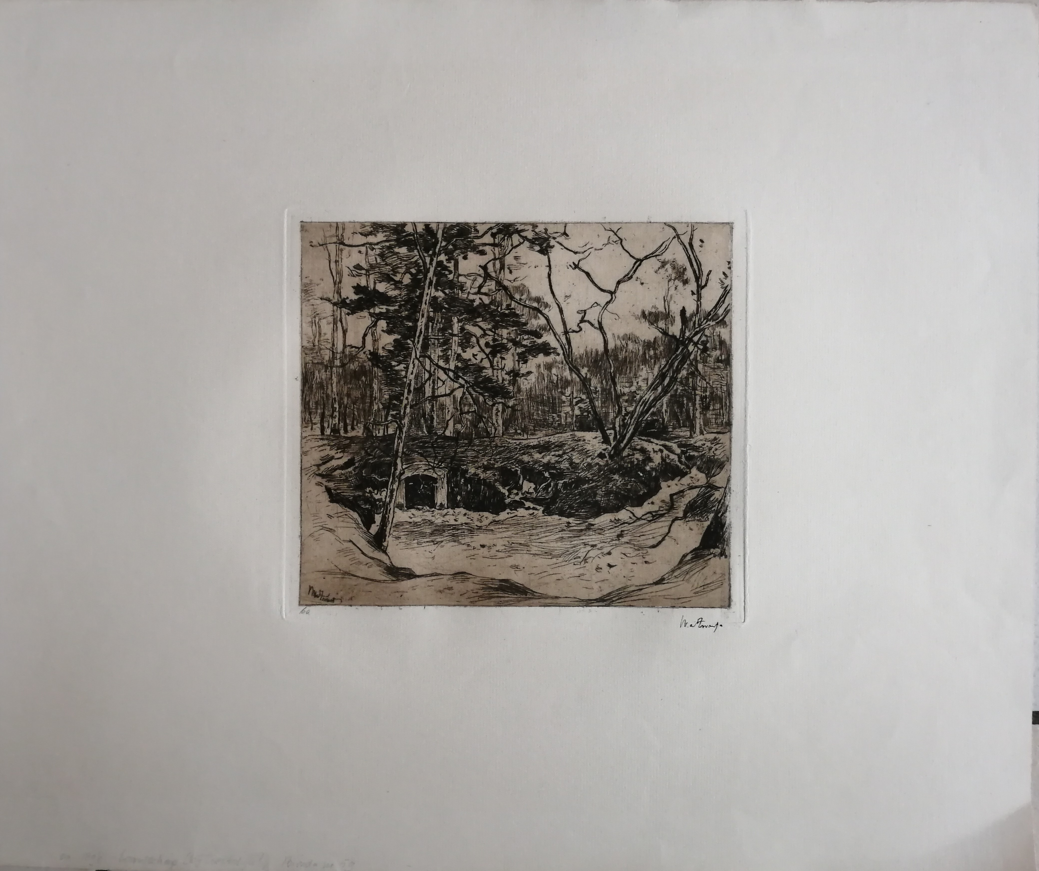 Willem de Zwart - Landschap (bij Soestdijk?) kopen? Bied vanaf 25!