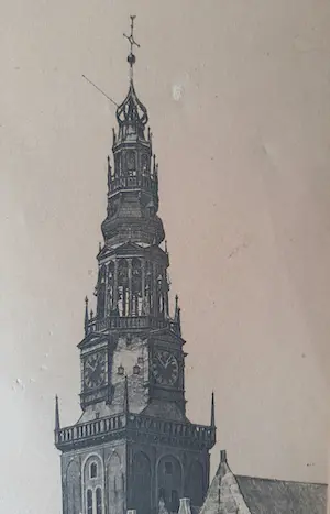 Niet of onleesbaar gesigneerd - Oude kerk in Amsterdam kopen? Bied vanaf 1!