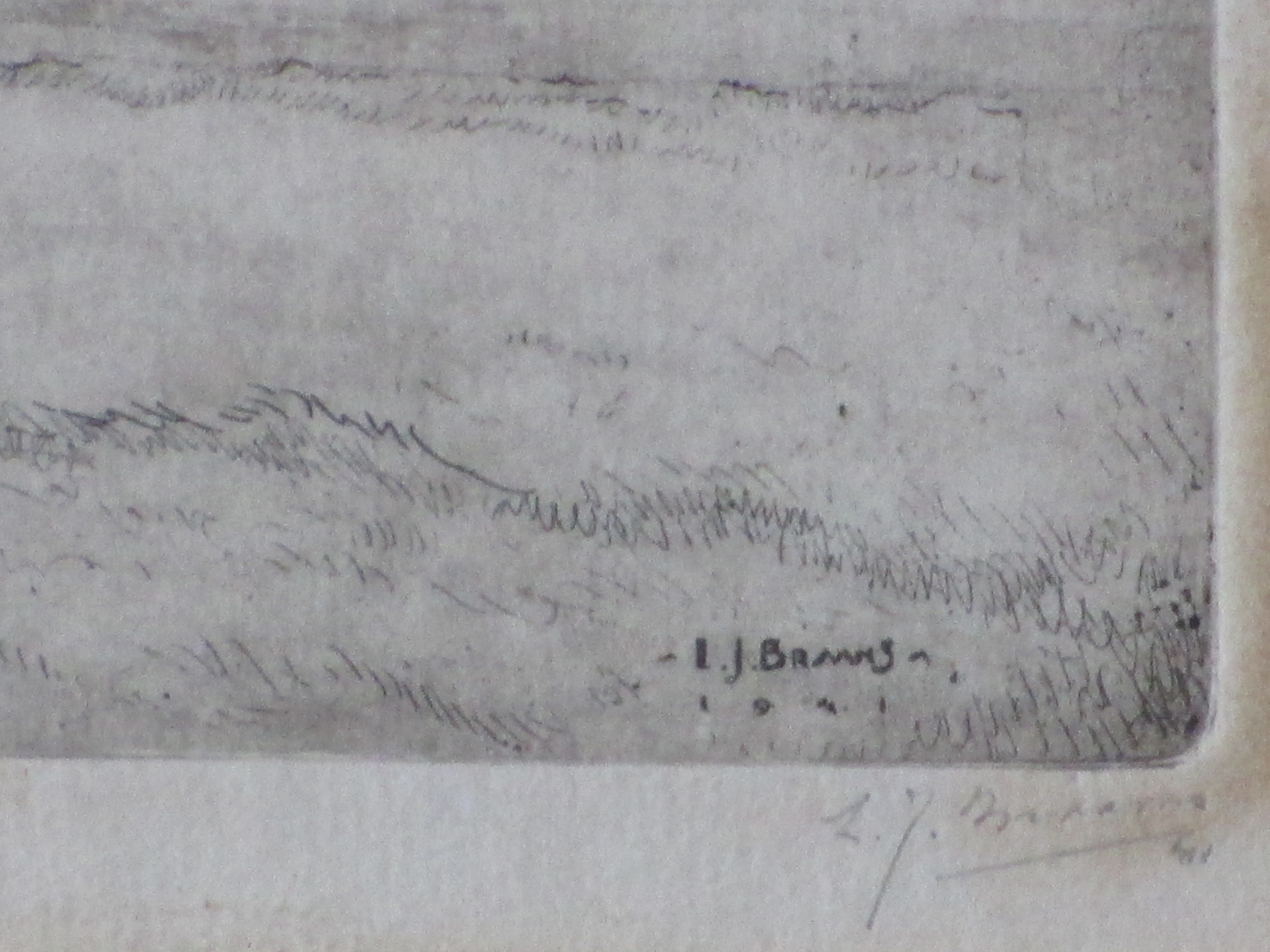 Laurens Jannis Braams - Gezicht op Veere - Ets kopen? Bied vanaf 40!