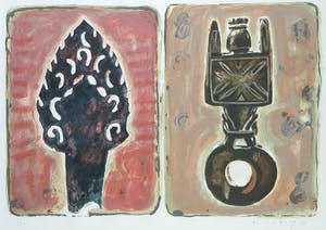 Ed van der Kooy - Litho, Zonder titel - Ingelijst kopen? Bied vanaf 1!