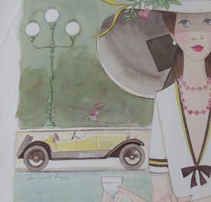 Niet of onleesbaar gesigneerd - Originele poster Rally Paris - Vichy - 1986 kopen? Bied vanaf 1!