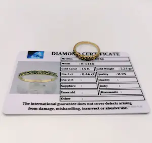 14 Karat gold mit 10 Diamanten 0,46 Karat total kopen? Bied vanaf 275!