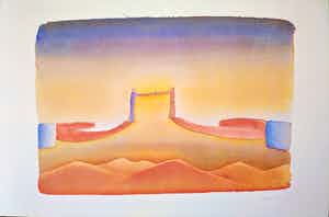 Jean Michel Folon - The Meeting verkocht voor € 175!