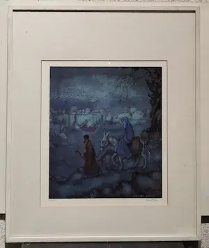 Anton Pieck - Flug nach Bethlehem kopen? Bied vanaf 25!