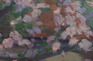 Alfons Josephus van Dijck - Olieverf op doek, Bloesemboom kopen? Bied vanaf 300!
