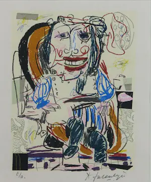 Kees Salentijn - Litho op papier, Hombrecito - Ingelijst kopen? Bied vanaf 50!