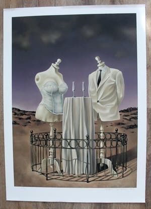 Hans Spiegeler - Zeefdruk - 2000 kopen? Bied vanaf 85!