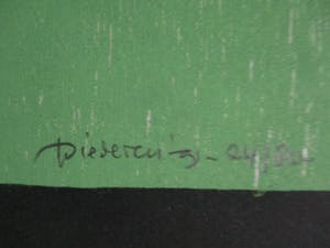 Jef Diederen - Grote houtsnede kopen? Bied vanaf 1!