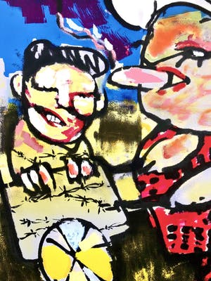 Herman Brood - Heartbreak Hotel - Originele Handgesigneerde Zeefdruk kopen? Bied vanaf 1!