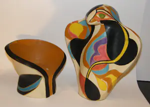 Maps Färber - Moleman - geglazuurd keramiek - Canope De Slang - UNICA - 075-B kopen? Bied vanaf 1!