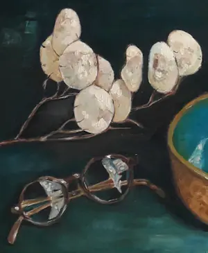 Onbekend - Stilleven rood boek met leesbril kopen? Bied vanaf 20!