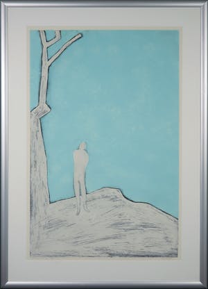 Marc Kuyper - Ets en aquatint, Man as a Rock - Ingelijst kopen? Bied vanaf 1!
