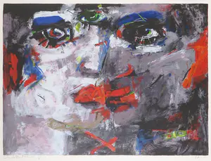 Charlotte Molenkamp - Zeefdruk, Gezicht - Ingelijst kopen? Bied vanaf 50!