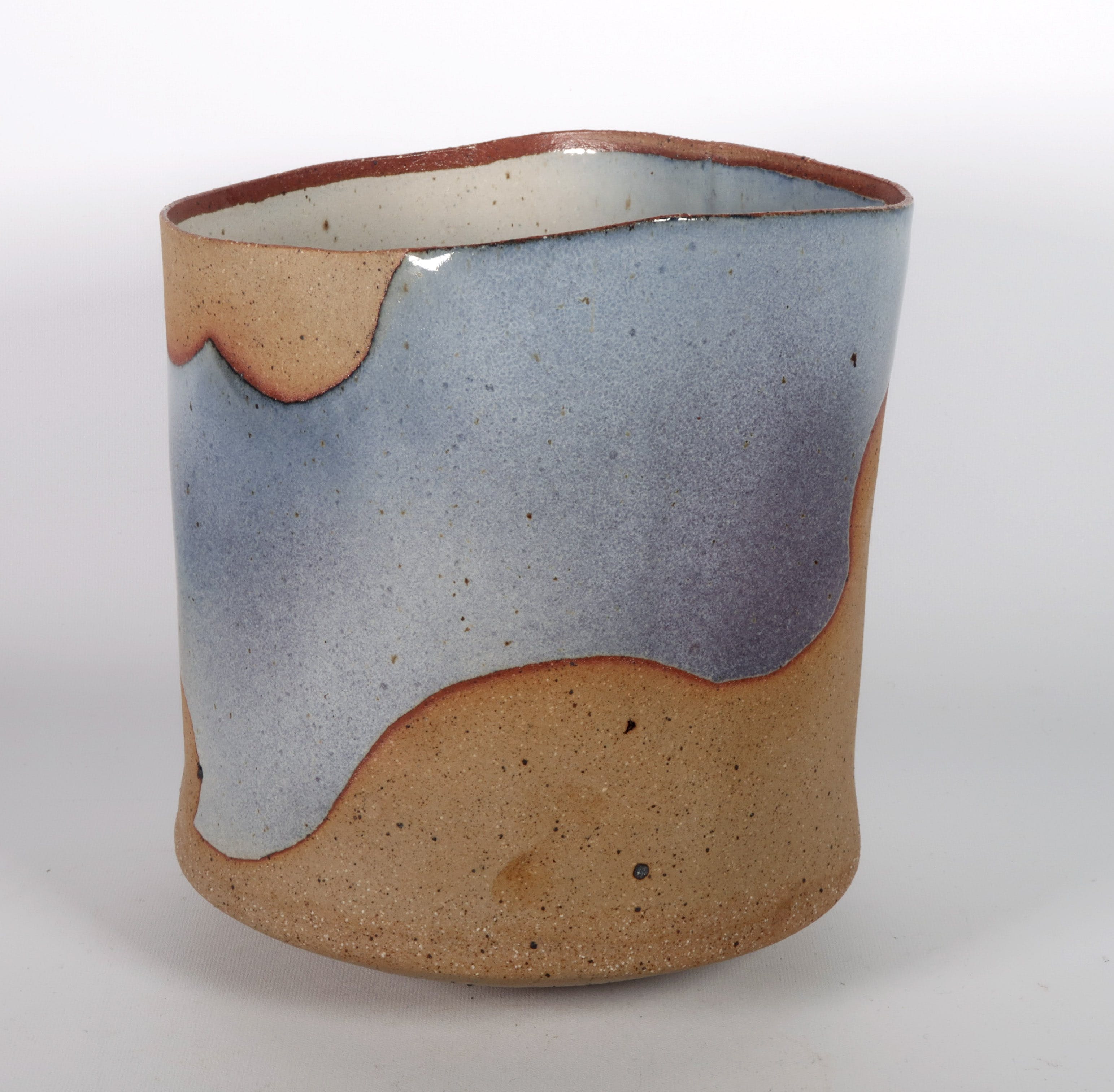 Johan van Loon - Keramiek, Blauw geglazuurde vaas kopen? Bied vanaf 40!