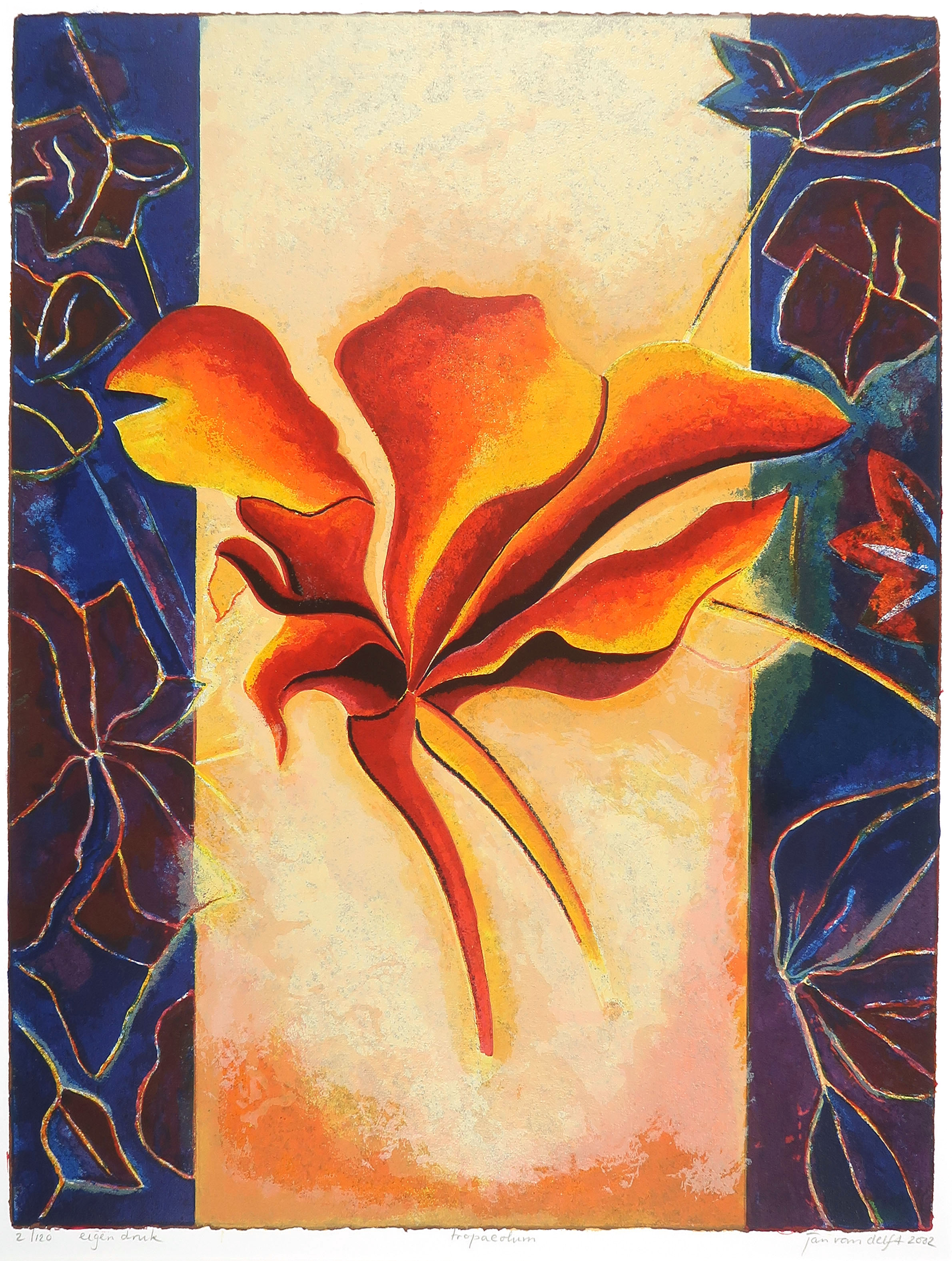 Jan van Delft - Zeefdruk, Fropacolum kopen? Bied vanaf 1!