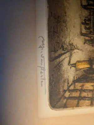 Alfred van Neste - Stadtansicht von Brügge – Radierung/Aquatinta, handsigniert und nummeriert kopen? Bied vanaf 20!