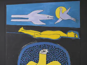 Corneille - Vrouw met duif - E.A 3/10 - 2001 - Handgesigneerd kopen? Bied vanaf 400!