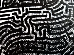 Jan Bernard Meinen - Grote & gedetailleerde Inkt-tekening "Duinlandschap" - 1974 - gesigneer kopen? Bied vanaf 29!