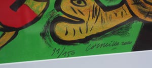 Corneille - ingelijste grote litho: Présence Africaine (Prachtige lijst!) kopen? Bied vanaf 1250!