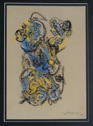 Theo Wolvecamp - Abstracte compositie kopen? Bied vanaf 295!