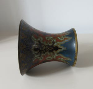 Plateelbakkerij Zuid-Holland - Mat platelen vaasje decor M109 kopen? Bied vanaf 35!