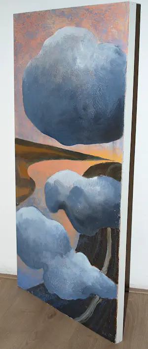 Fred Hemmes - Up in the air - acrylschilderij 2008 kopen? Bied vanaf 150!