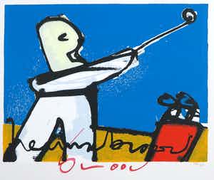 Herman Brood - Zeefdruk, De golver verkocht voor € 100!